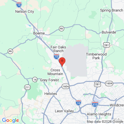 Map to  office in San Antonio, TX