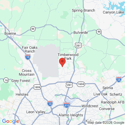 Map to  office in San Antonio, TX