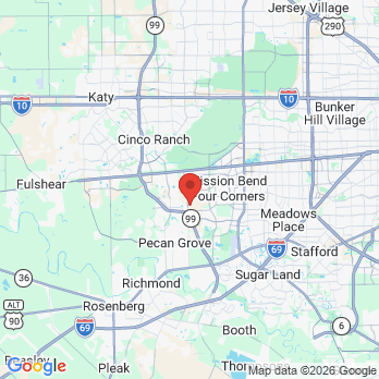 Map to Pop Smiles Houston office in Richmond, TX
