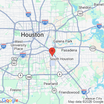 Map to Dr. Bruce Matson,DDS office in Houston, TX