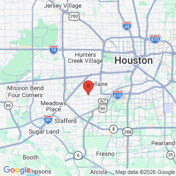 Map to Meyerland Orthodontics office in Houston, TX