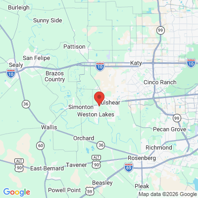 Map to  office in Fulshear, TX