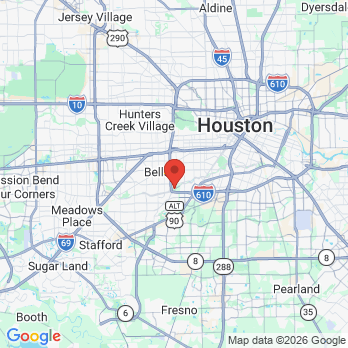 Map to Meyerland Family Dentistry PC office in Houston, TX
