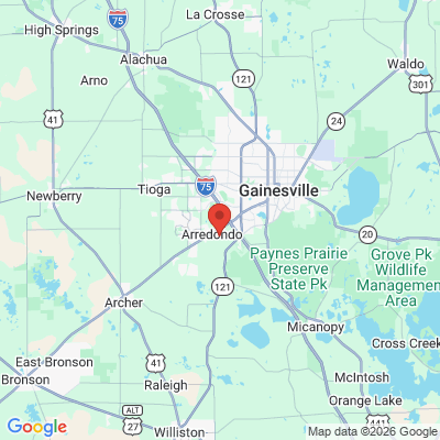 Map to  office in Gainesville, FL