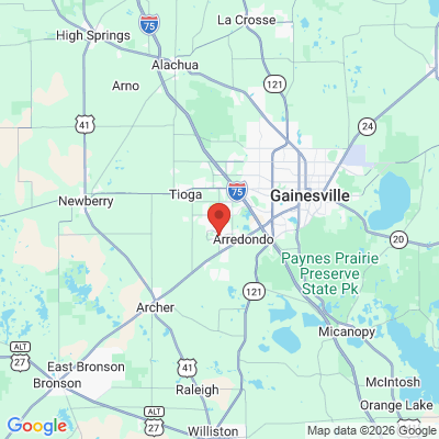 Map to  office in Gainesville, FL