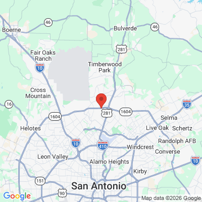 Map to  office in San Antonio, TX