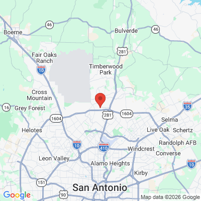 Map to  office in San Antonio, TX