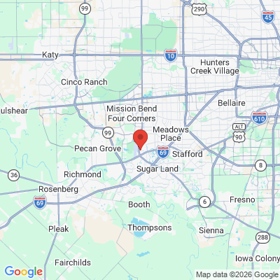 Map to  office in Richmond, TX