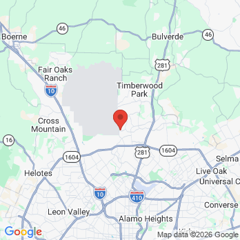 Map to Kids World Pediatric Dentistry office in San Antonio, TX