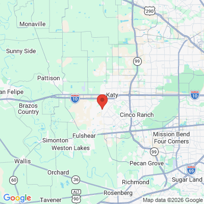 Map to  office in Katy, TX