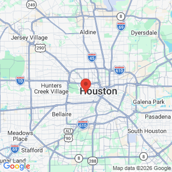 Map to Seviin Cosmetics office in Houston, TX
