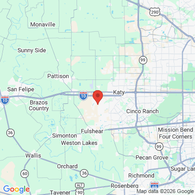 Map to  office in Katy, TX