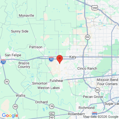 Map to  office in Katy, TX