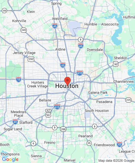 Map to Princess Dental Staffing Agency office in Houston, TX