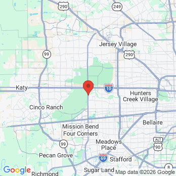 Map to Pure Dental of Sugar Land office in Sugar Land, TX