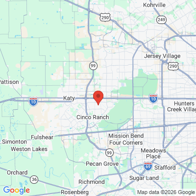 Map to  office in Katy, TX