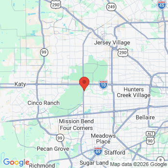 Map to Mills Dental Group office in Houston, TX