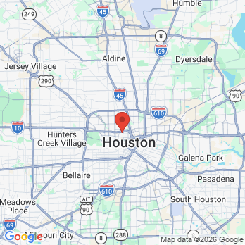 Map to Pearl Dentistry Houston Heights office in Houston, TX