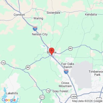 Map to  office in Boerne, TX