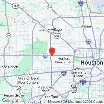 Map to Dentists at Town & Country office in Houston, TX