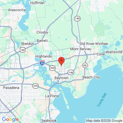 Map to  office in Baytown