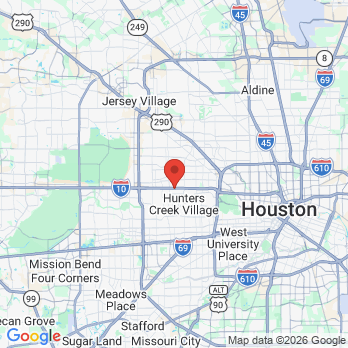 Map to Parker Nickolas Read Dental office in Houston, TX