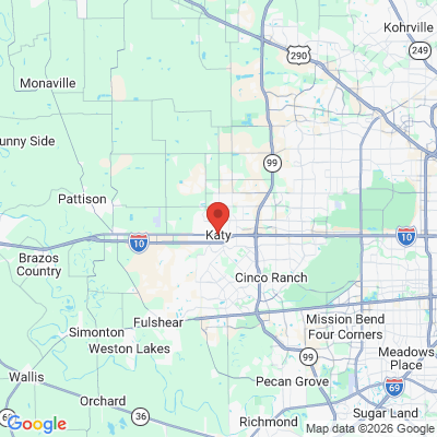 Map to  office in Katy, TX