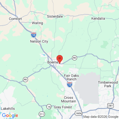 Map to  office in Boerne, TX