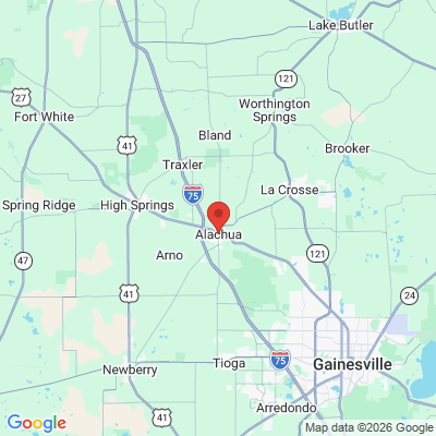 Map to  office in Alachua, FL