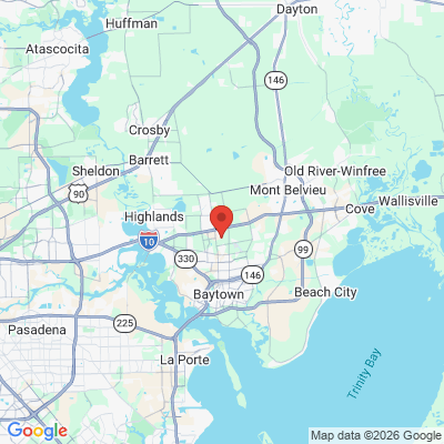 Map to  office in Baytown, TX