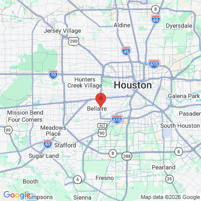 Map to  office in Bellaire, TX