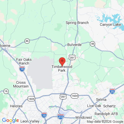 Map to  office in San Antonio, TX