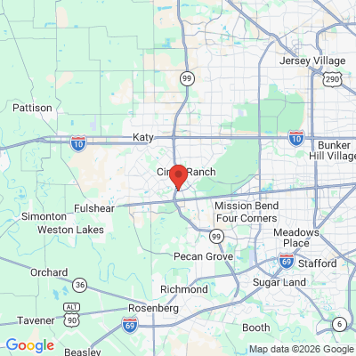 Map to  office in Katy, TX