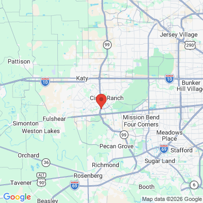 Map to  office in Katy, TX