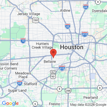 Map to Stacy Hebert-Schoener, DDS office in Bellaire, TX