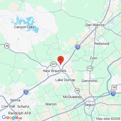 Map to  office in New Braunfels, TX