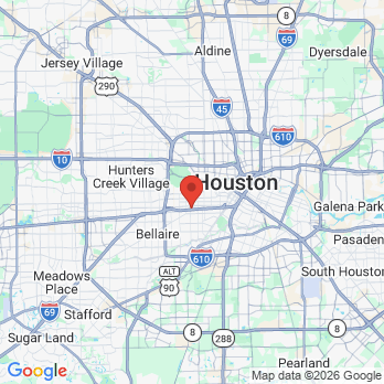 Map to Deering Bradley S DDS office in Houston, TX