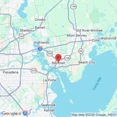 Map to  office in Baytown, TX