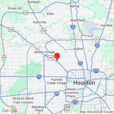 Map to Mark E. Lawton DDS office in Houston, TX