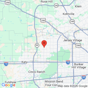 Map to Bella Dental office in Katy, TX