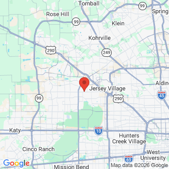 Map to Hearthstone Dentistry office in Houston, TX