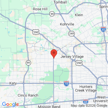 Map to Northwest General Dentistry office in Houston, TX