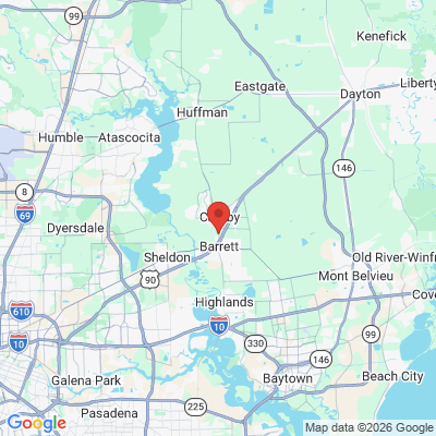 Map to  office in Crosby, TX