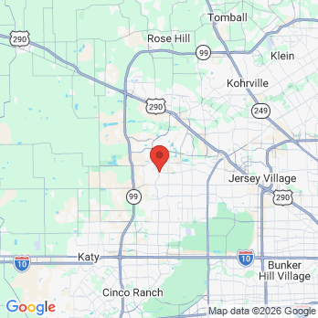Map to Cypress Towne Dental  office in Cypress, TX