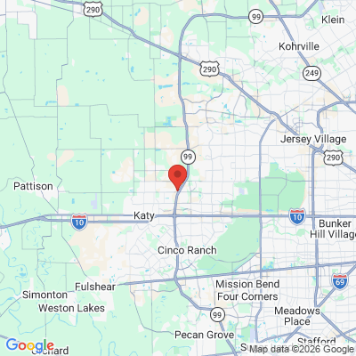 Map to  office in Katy, TX