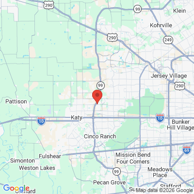 Map to  office in Katy, TX