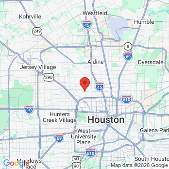 Map to Adina M. Gobron, DDS office in Houston, TX