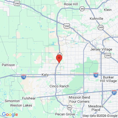 Map to  office in Katy, TX