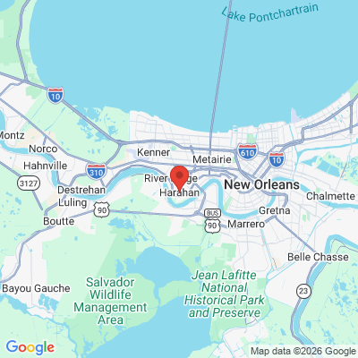 Map to  office in Harahan, LA