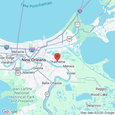 Map to  office in Chalmette, LA